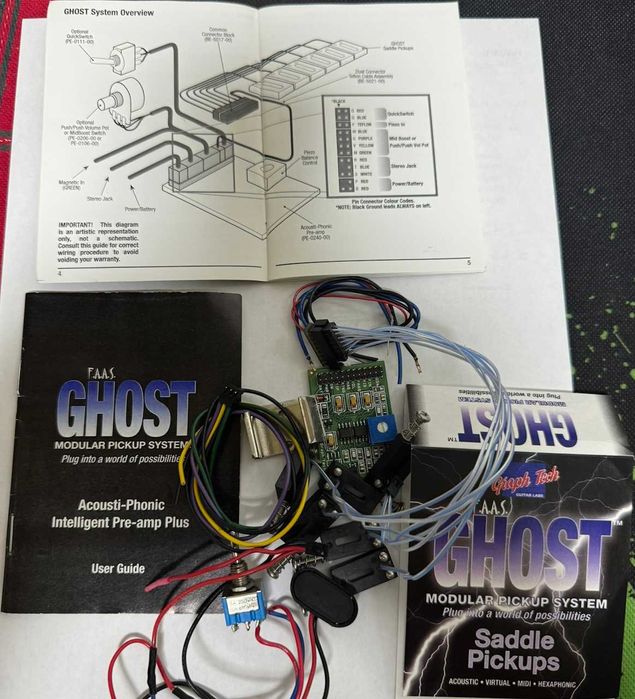 Przedwzmacniacz akustyczny do gitary elektrycznej Ghost