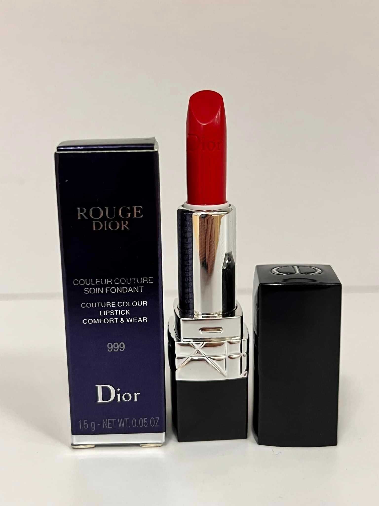 Czerwona pomadka inspiracja na Diora