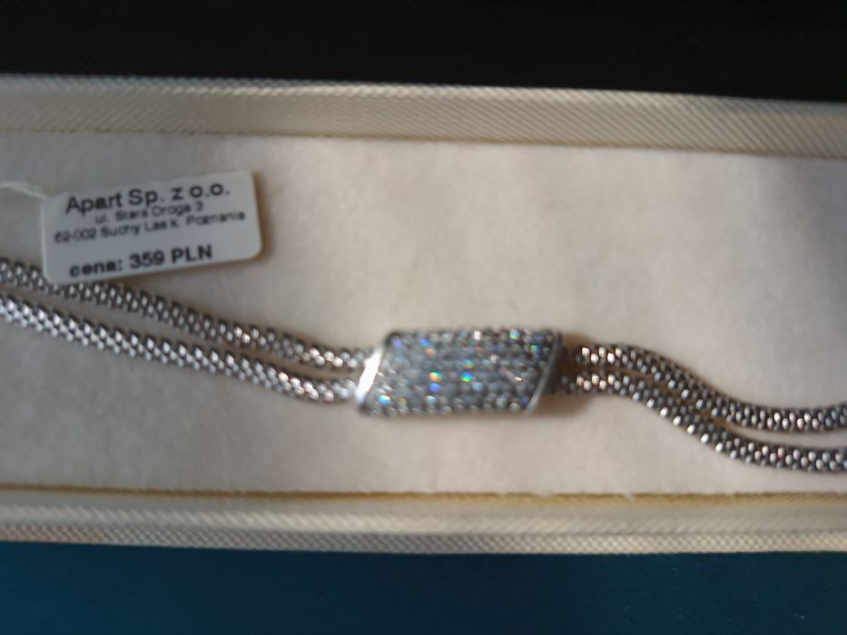 Bransoletka Apart srebrna nowa z metką