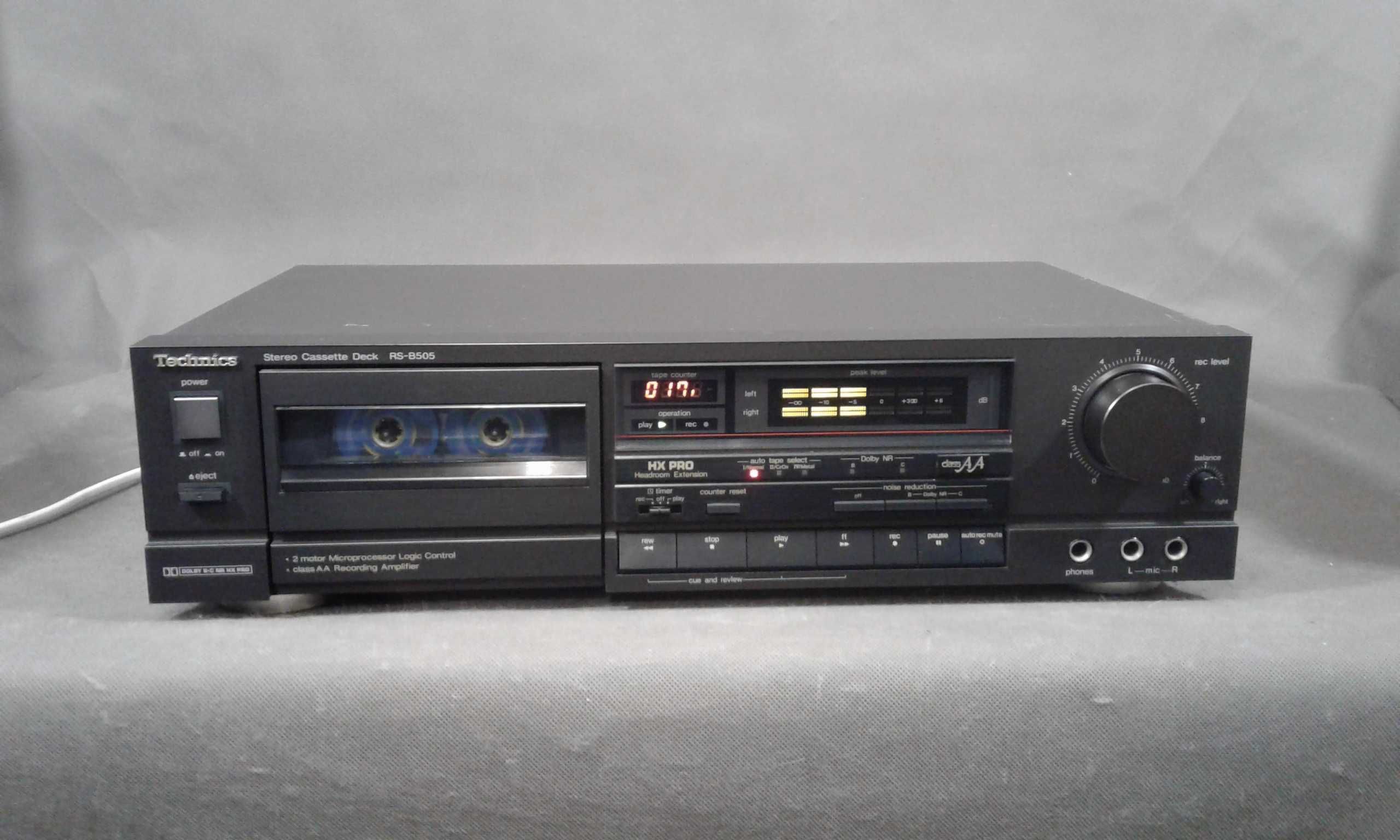 TECHNICS RS-B505,magnetofon kasetowy