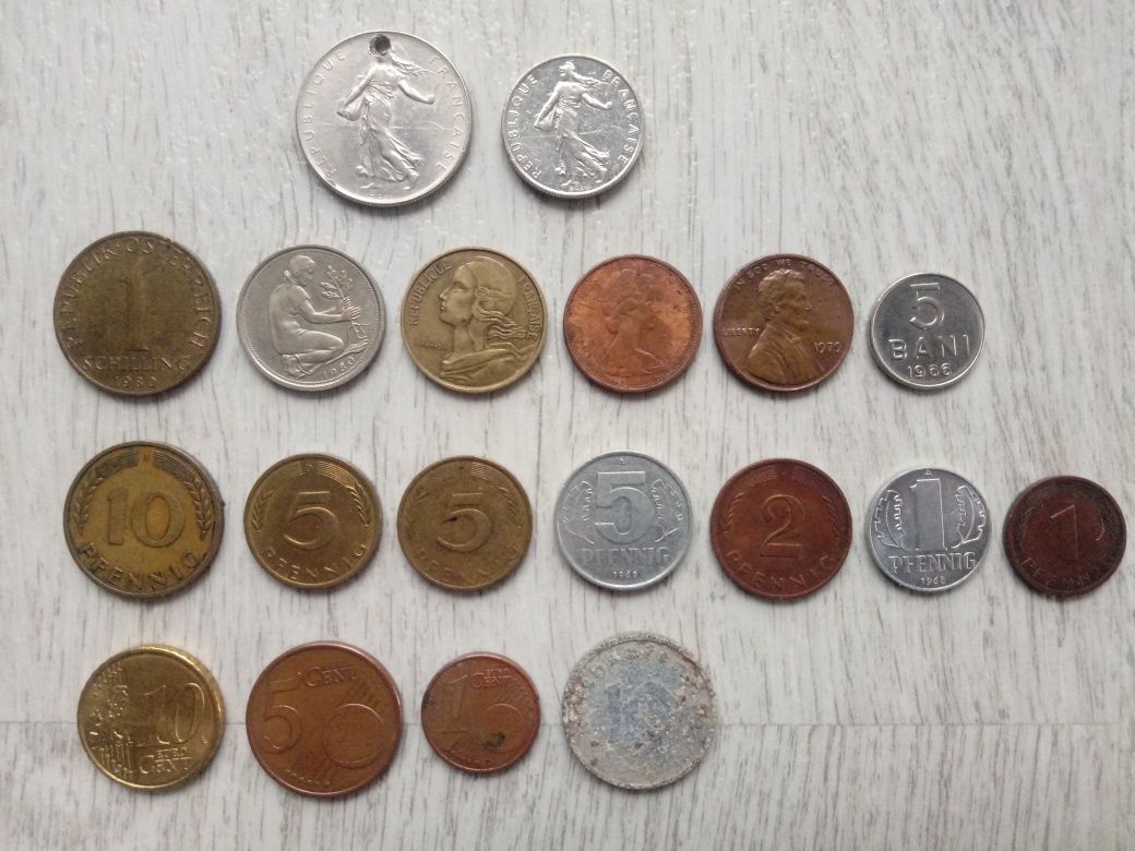 Monety zagraniczne - 45 zł zestaw
