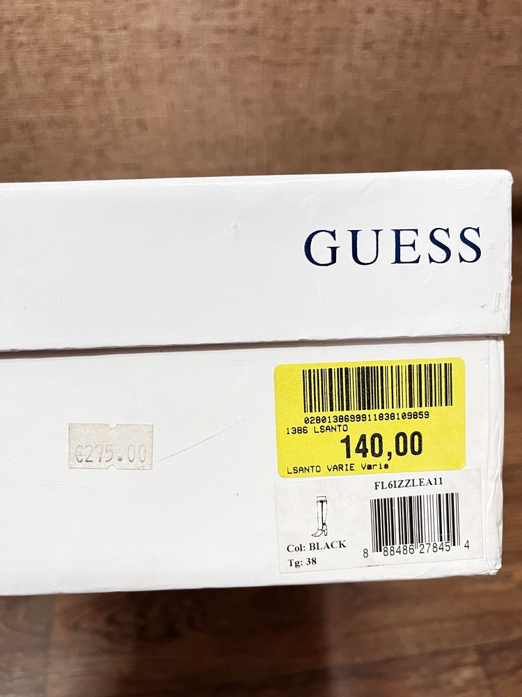 Кожаные сапоги Guess