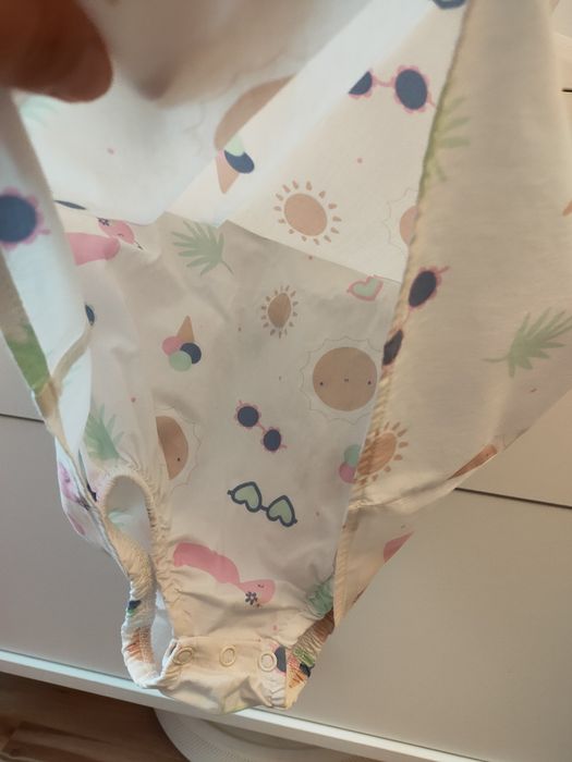 Śliczna letnia  sukienka niemowlęca rozmiar 74