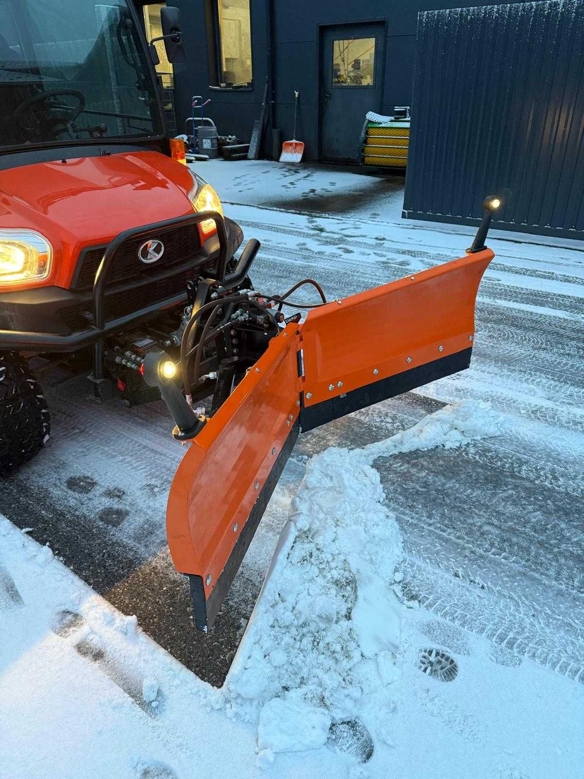 Pług strzałkowy uchylny Mercedes Unimog ciągnik ładowarka auto quad