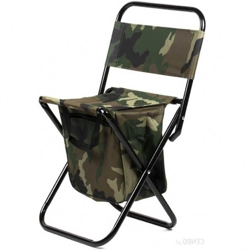 Krzesło Turystyczne składane, z torbą/schowkiem 10l.