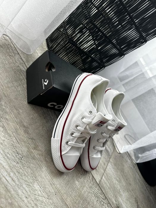 Klasyczne trampki damskie converse 36.5 biale all star
