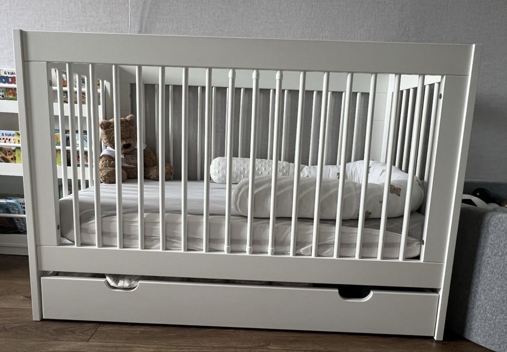 Łóżeczko/tapczanik 120x60 pinio basic z szufladą - transport