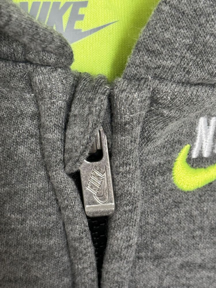 Серый комбинезон на флисе Nike 62-68 размер