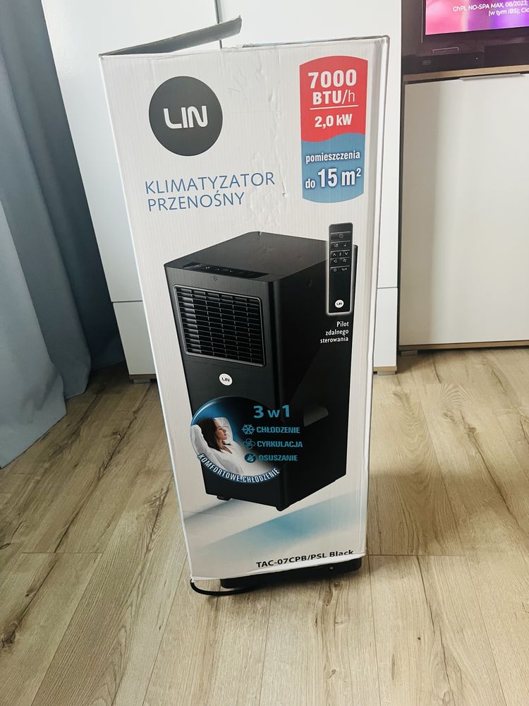 Klimatyzator LIN TAC-07 CPB/PSL czarny