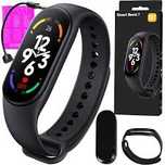 2 OPASKI SMART BAND M7 Pomiar kroki, sen, ciśnienie, puls, aplikacja