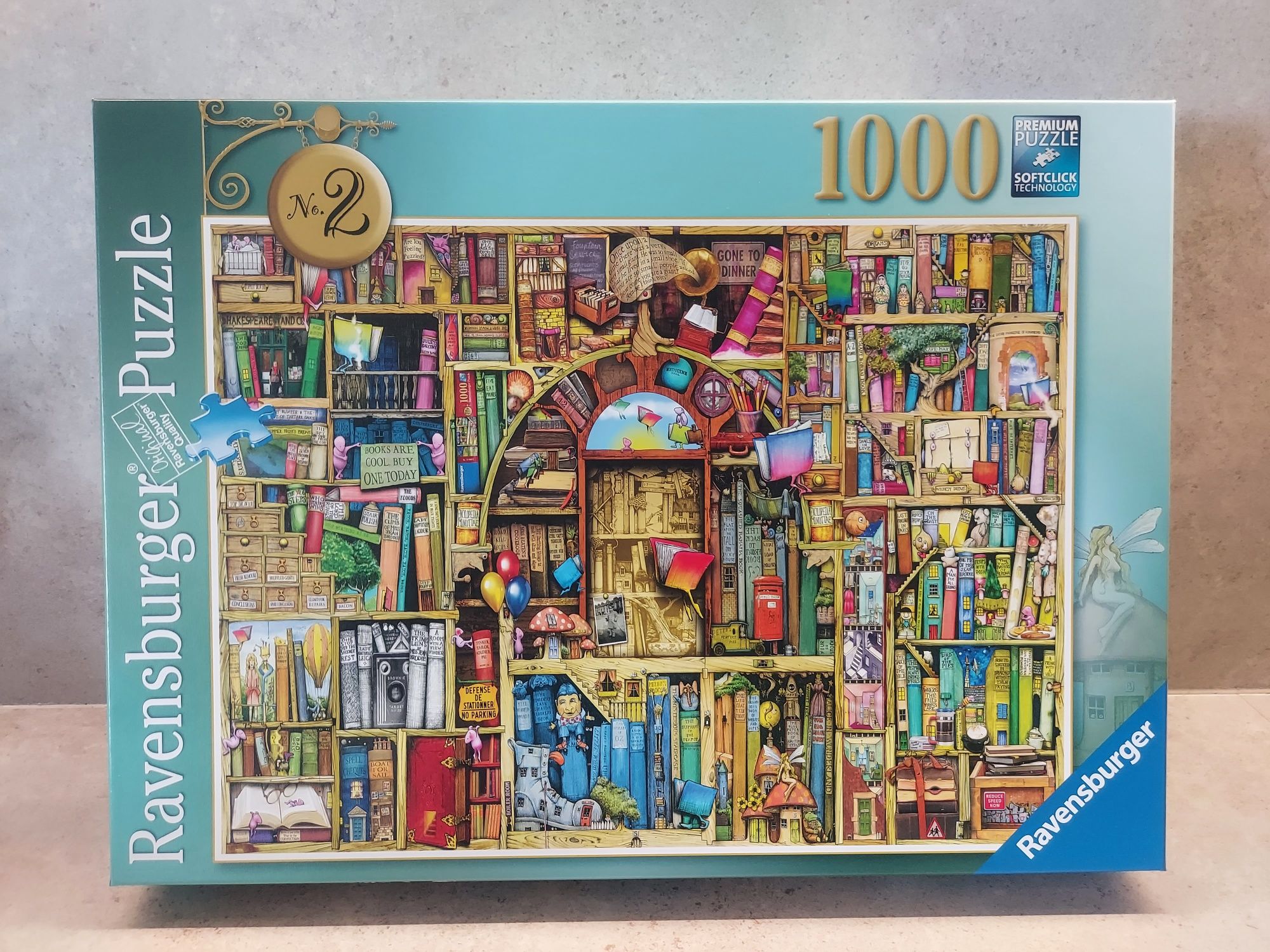 Puzzle Ravensburger 1000 el. Magiczny regał z książkami