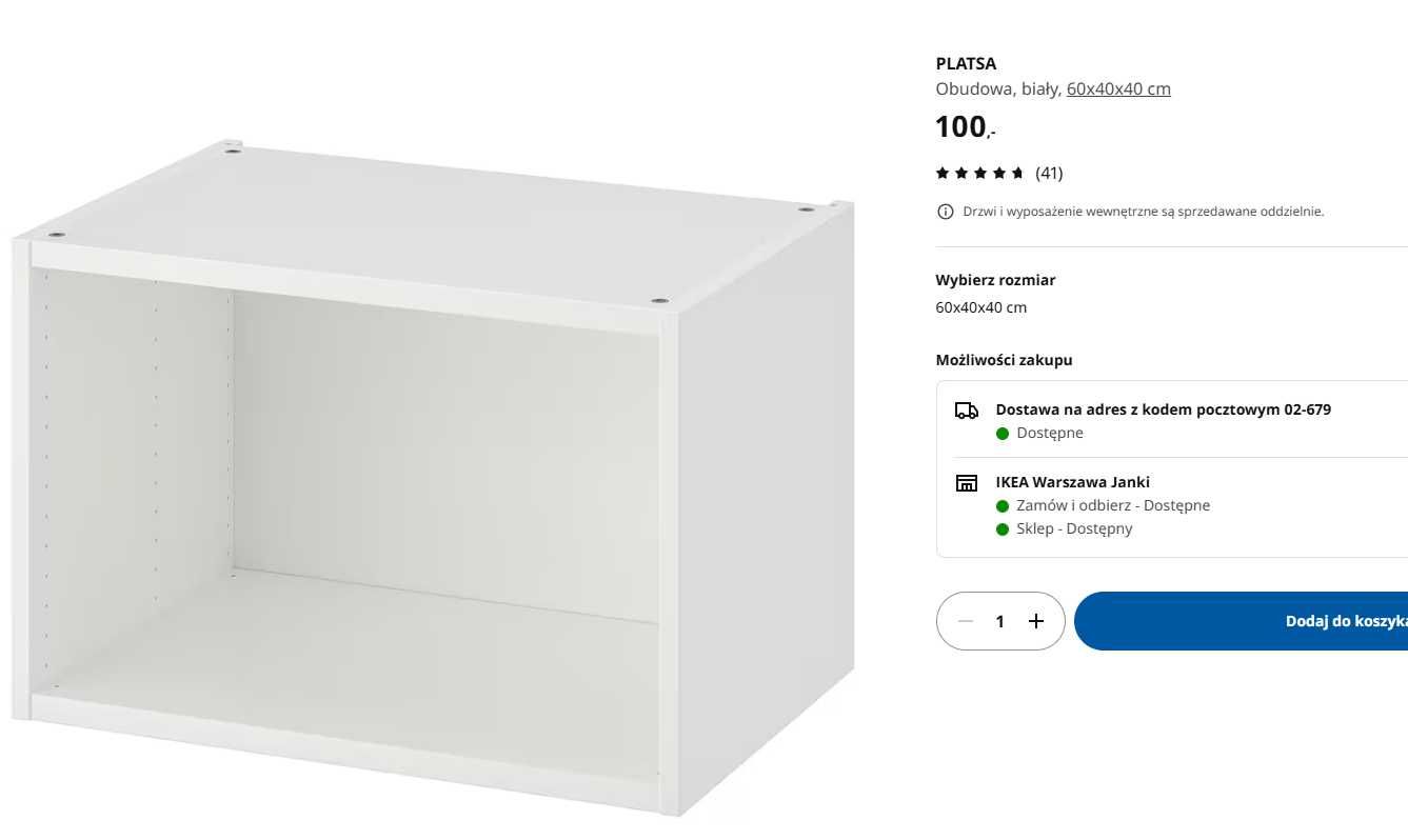 Regał Platsa IKEA