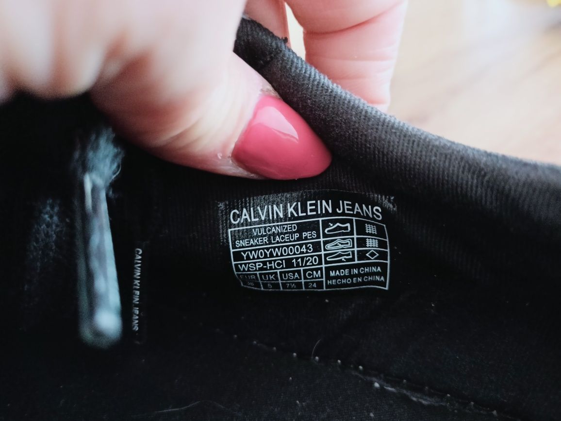 Trampki Calvin Klein 38 czarne