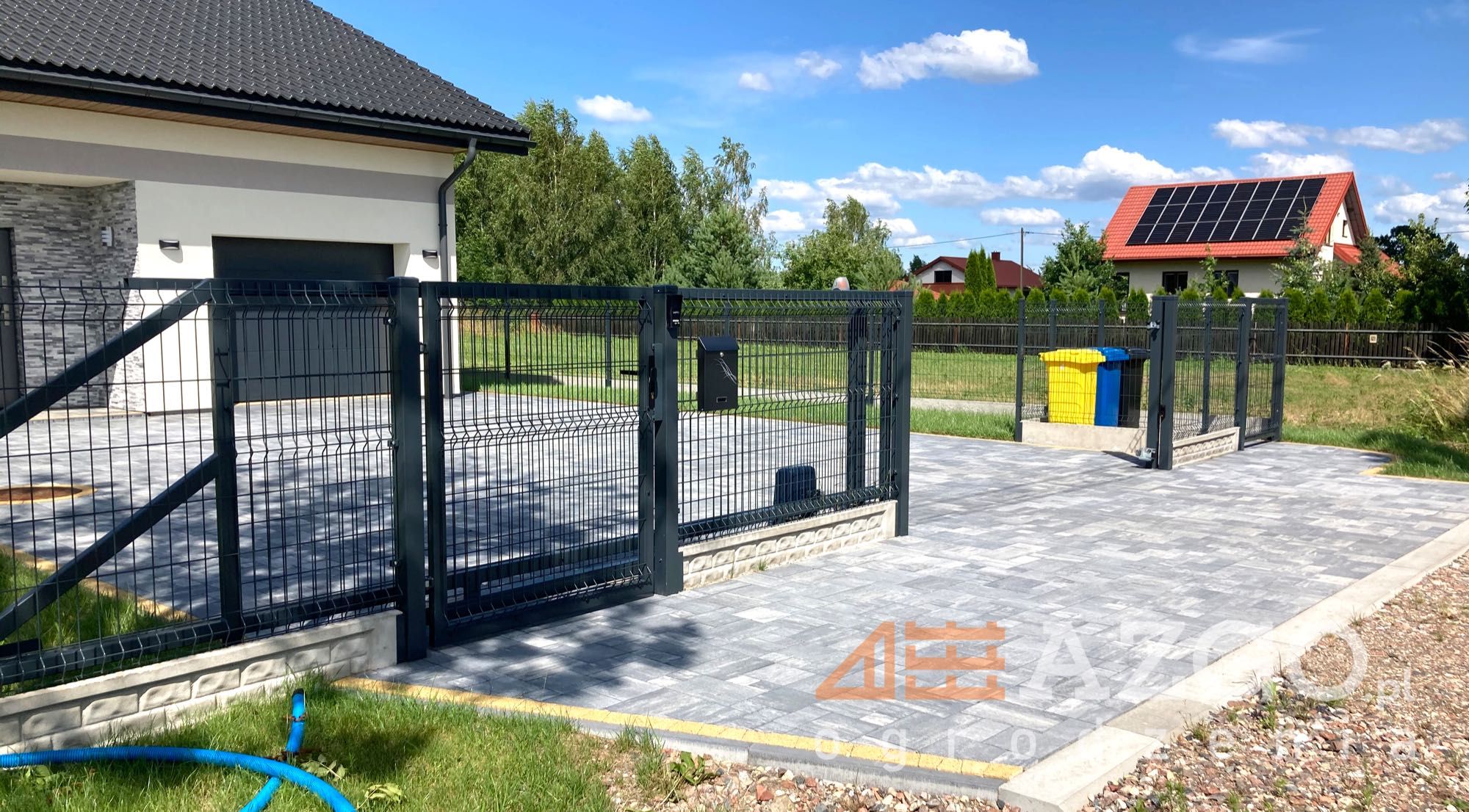 Panele ogrodzeniowe Panel 2D 3D siatkowe płot podmurówka słupki