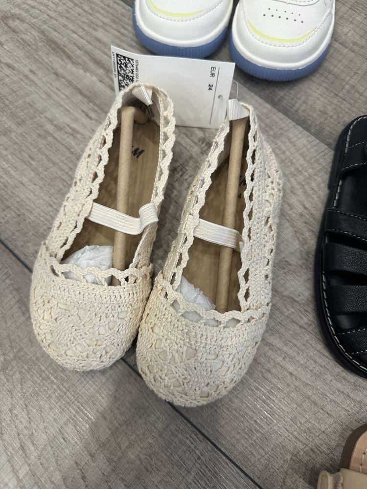 Кеди, босоніжки zara, hm