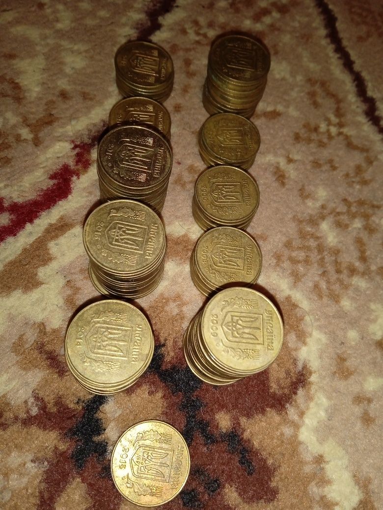 Монета 25 копійок копеек 1992 - 2015 по 10 грн. копейка