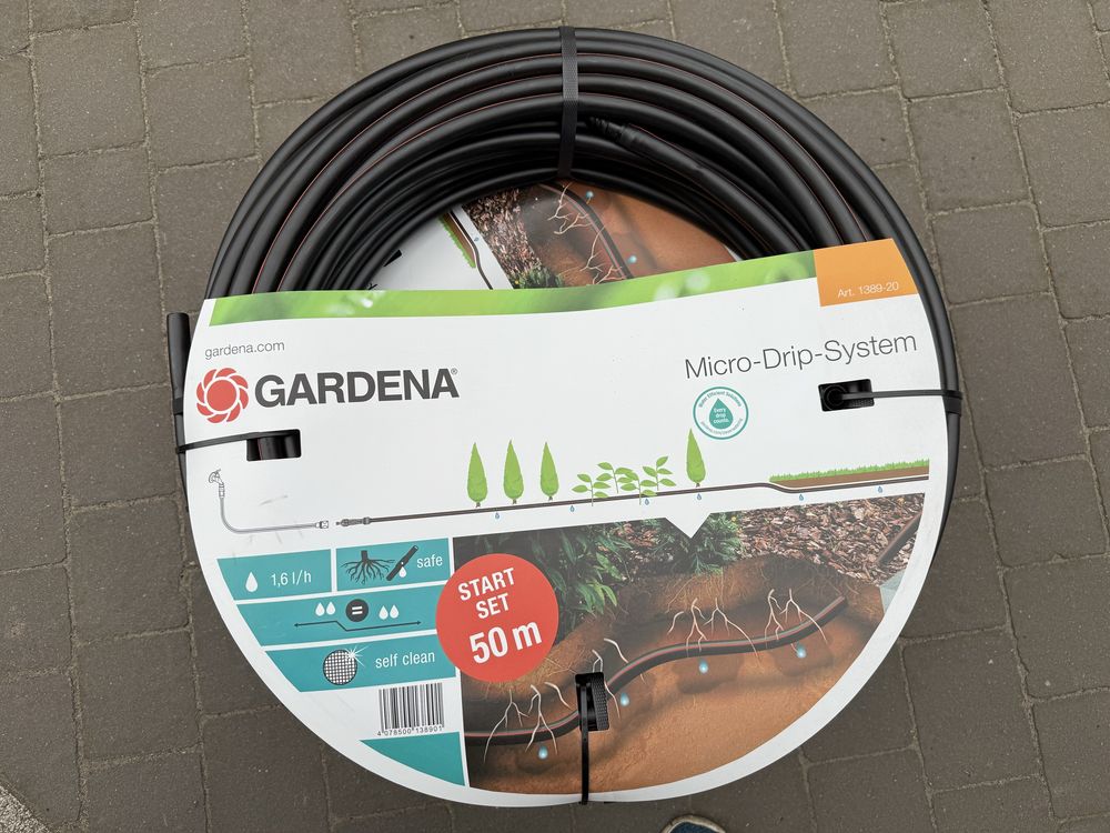 Linia kroplująca GARDENA Micro-Drip-System (50 m) NOWA