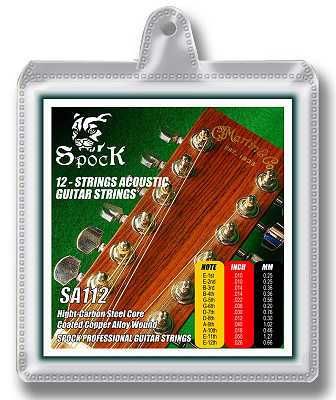 Spock SA-112 struny do gitary akustycznej 12-strunowej 10-50 SA112