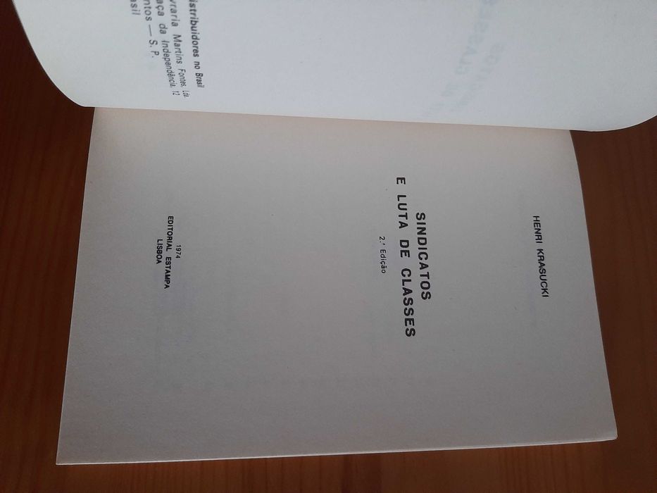 Livro - Henri Krasucki - Sindicatos e Luta de Classes