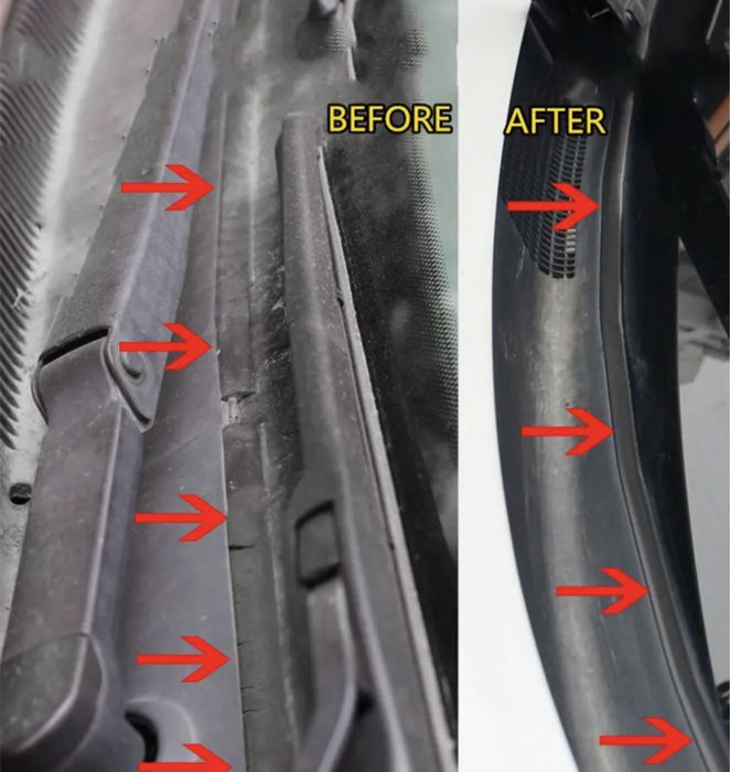 Уплотнитель лобового жабо 1,7м, +Е60 зад і лобове BMW VAG Honda и т.д.