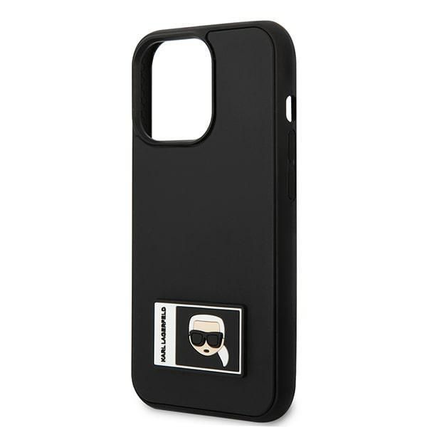 Etui Karl Lagerfeld Ikonik Patch do iPhone 13 Pro Max 6,7" - Czarny