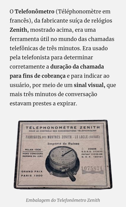 Antigo Cronógrafo Zenith Le Locle Suisse (1900 a 1915) RARO 1915