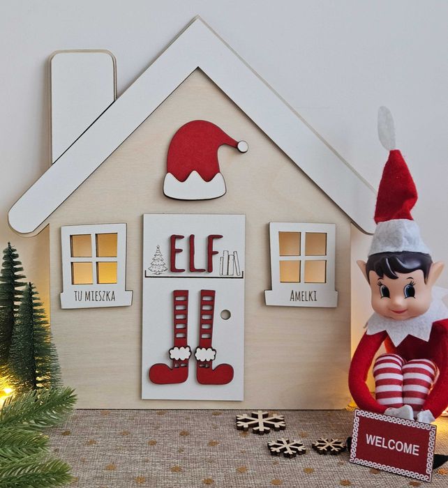 Łóżko sofa dla Elfa Psotnika zabawa adwentowa Święta Elf on the shelf
