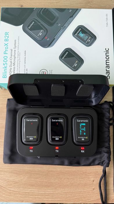 Mikrofony Bezprzewodowe Saramonic Blink 500 ProX B2R Stan idealny