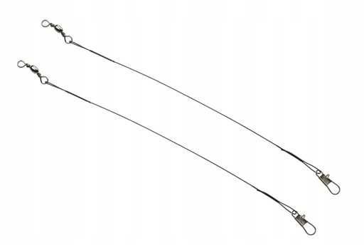 Przypon Stalowy RUMPOL Stalka 25cm / 15kg / 2szt.