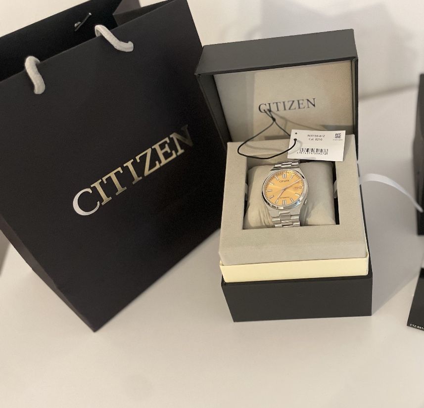 Zegarek Citizen Tsuyosa żółty Automatyczny NJ0150-81Z