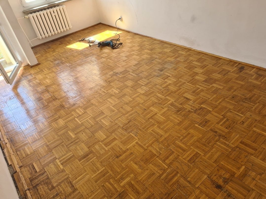 Klepka podłogowa drewniana podłoga mozaika deski drewniane 12m2