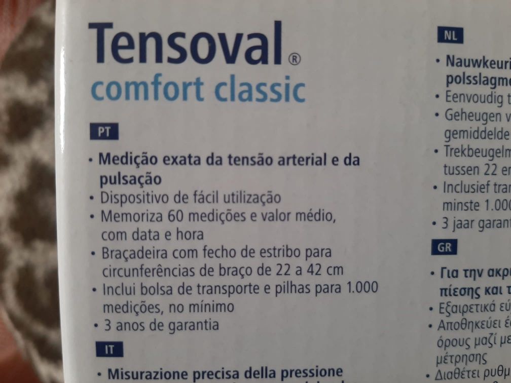 Medidor tensão arterial. Novo.TENSOVAL.