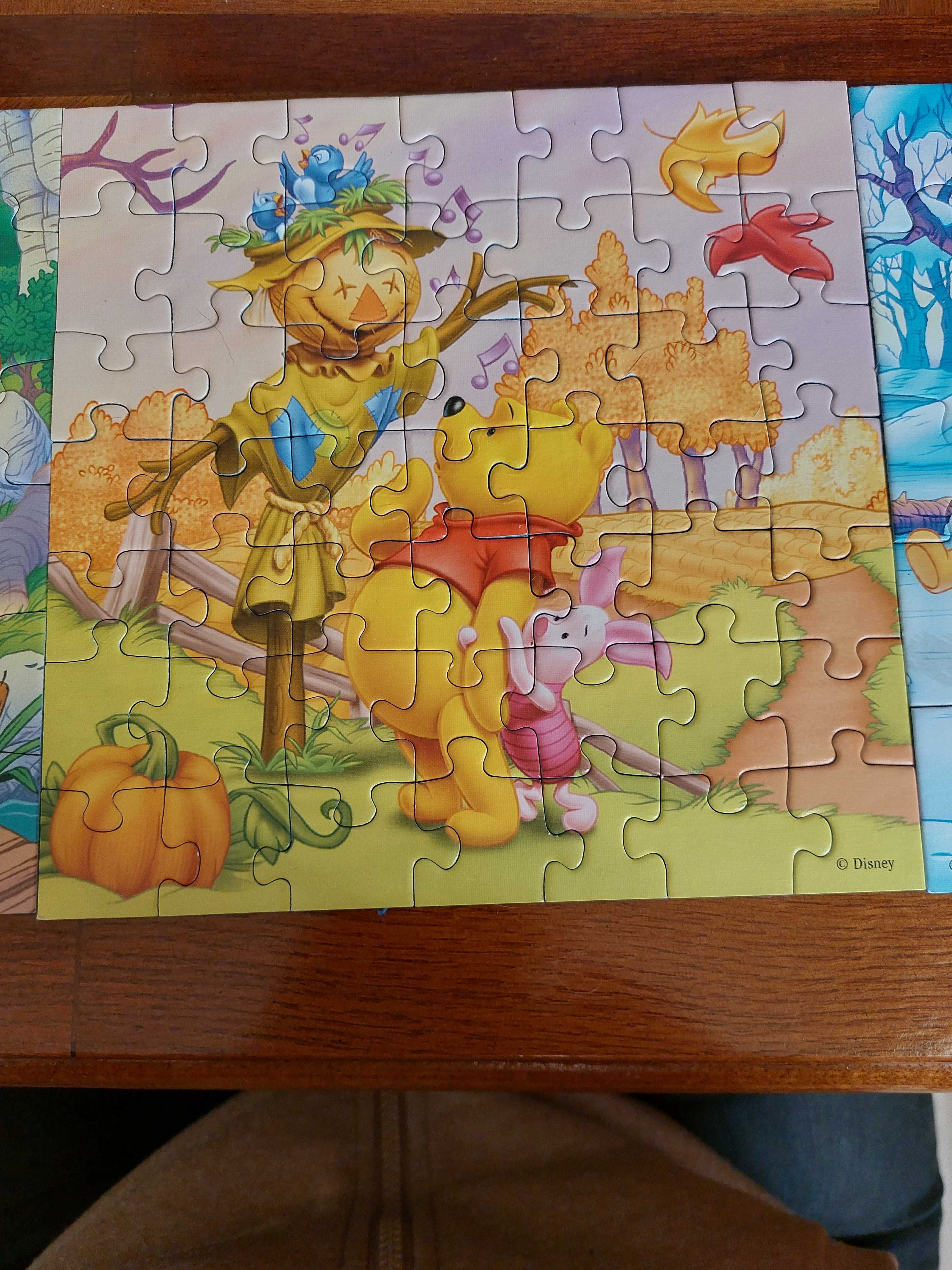 TREFL PUZZLE Disney, Winnie the Pooh zestaw 3 kompl. Kubuś Puchatek