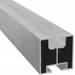 Profil montażowy PV szyna aluminiowa 40x40 2,20m na śrubę teową M10