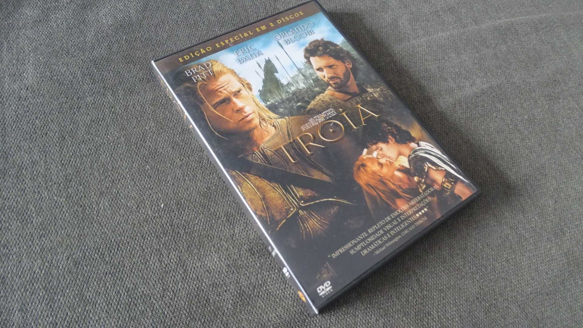 DVD Tróia . Wolfgang Petersen - Brad Pitt - Ed. Especial 2 DVDs