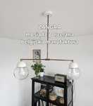 Lampa sufitowa belgijska Zangra mosiądz porcelana retro styl