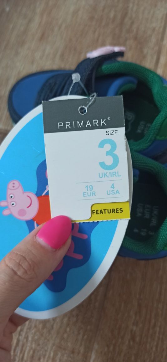 Świecące buty świnka peppa george