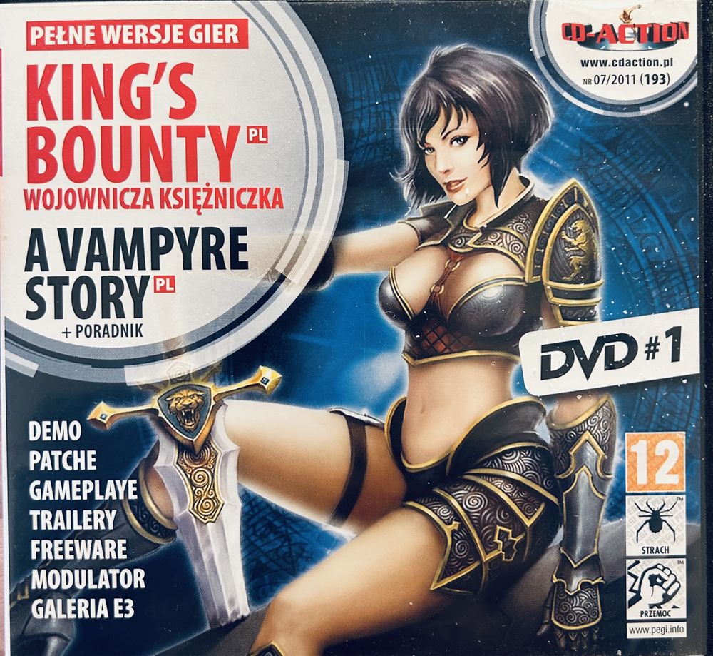 Gry PC CD-Action DVD #1 nr 193: King’s Bounty, A Vampyre Story