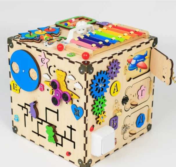 Бізікубик Бізікуб бізіборди розвиваючі іграшки для дітей Супер ціна