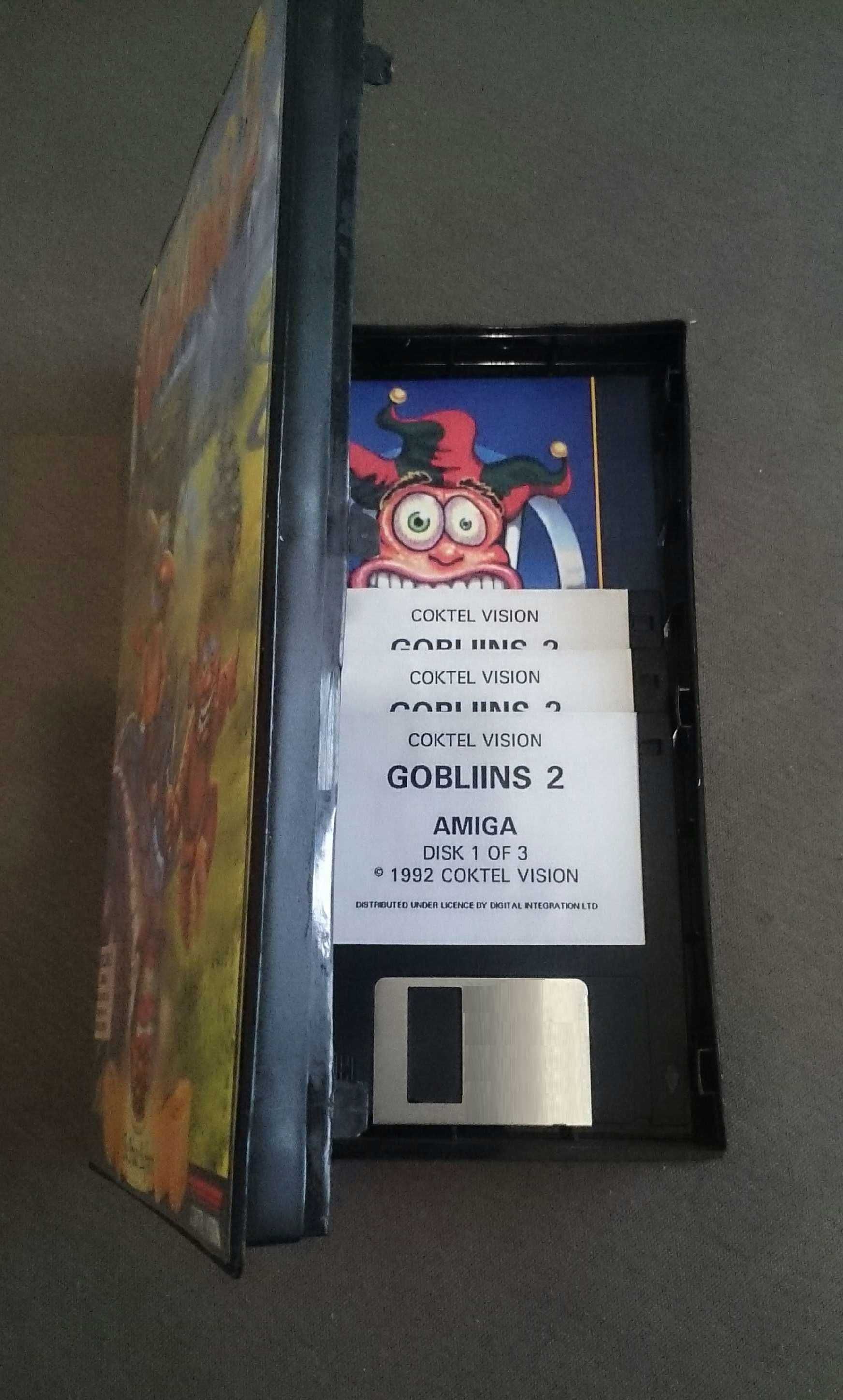 Gobliins 2 - Pudełko plus Gry na Dyskietki Dla Mysz Joystick Amiga 600