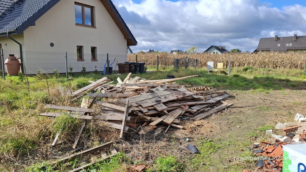 Drzewo poszalunkowe niepoukładane za darmo