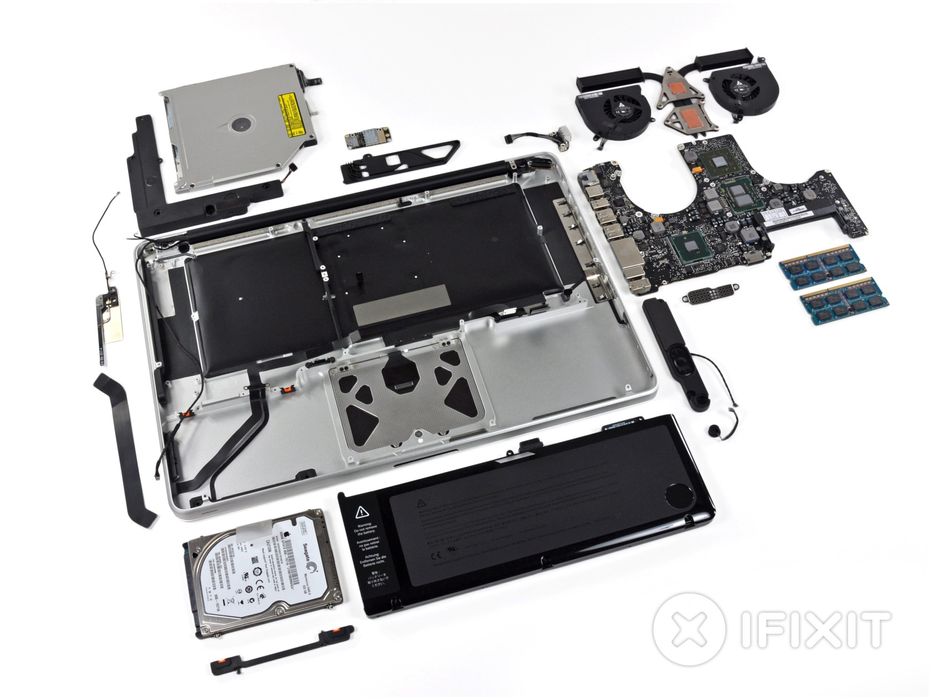 Деталі для ноутбуку Apple Macbook Pro A1286 2011 року