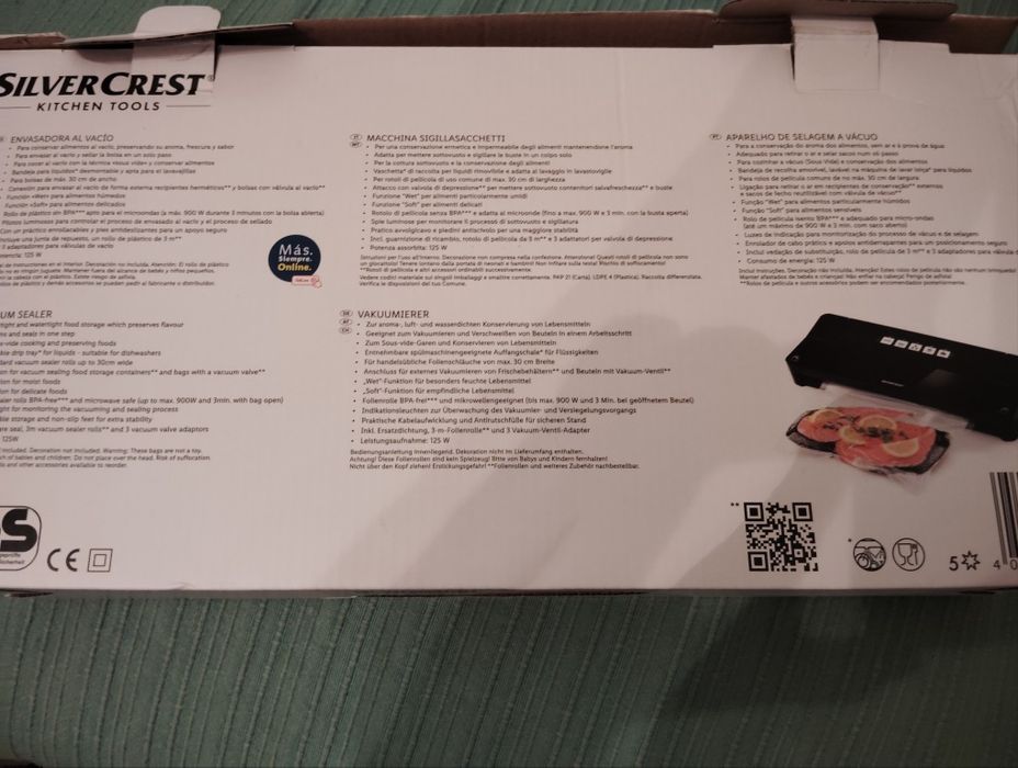 Aparelho de Selagem a Vácuo Novo
