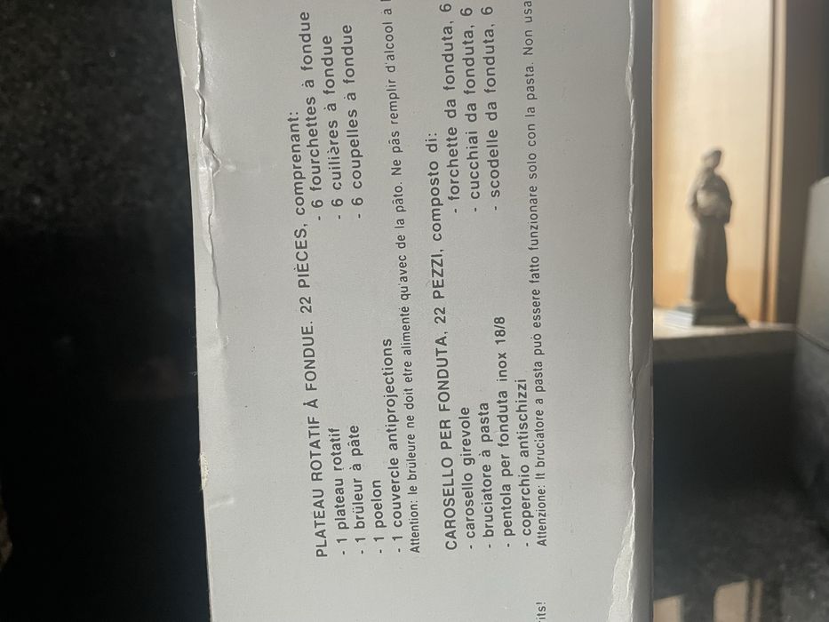 Fondue 22 peças