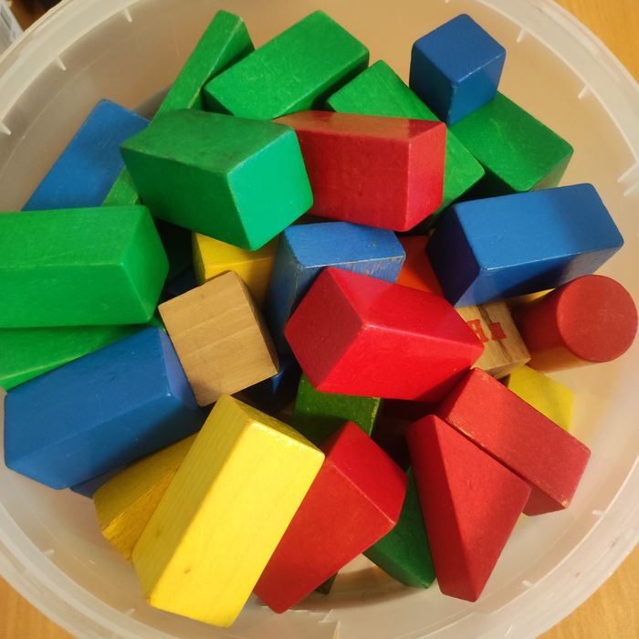 Дерев'яні кубики конструктор