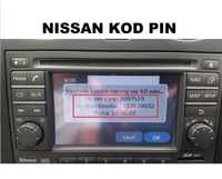 Kod do radia NISSAN #rozkodowanie# MICRA, QASHQAI, NOTE, JUKE, CUBE