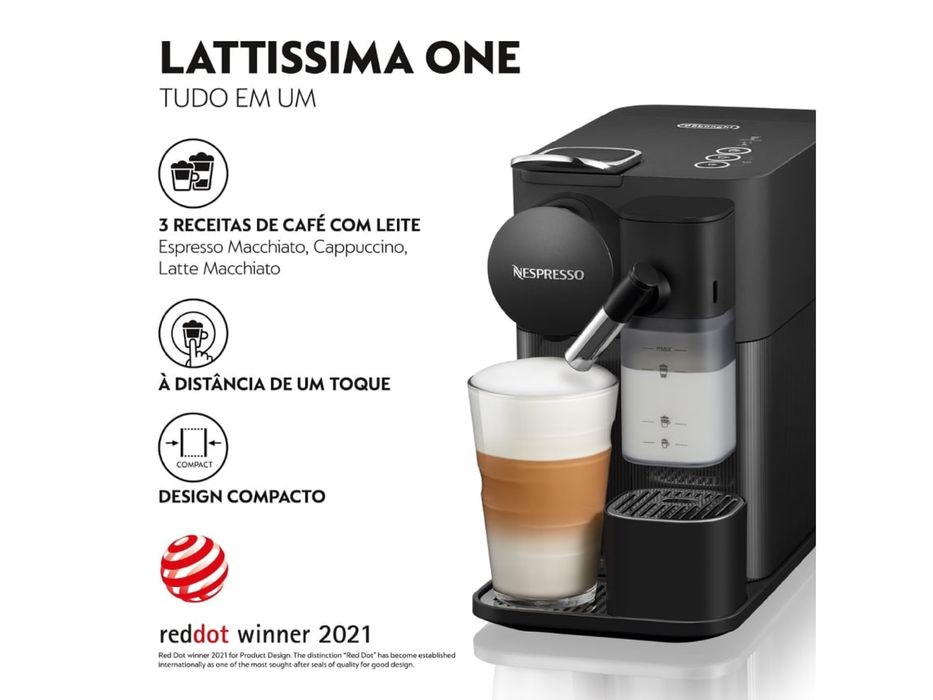 Máquina de Café DELONGHI Nespresso Lattissima One