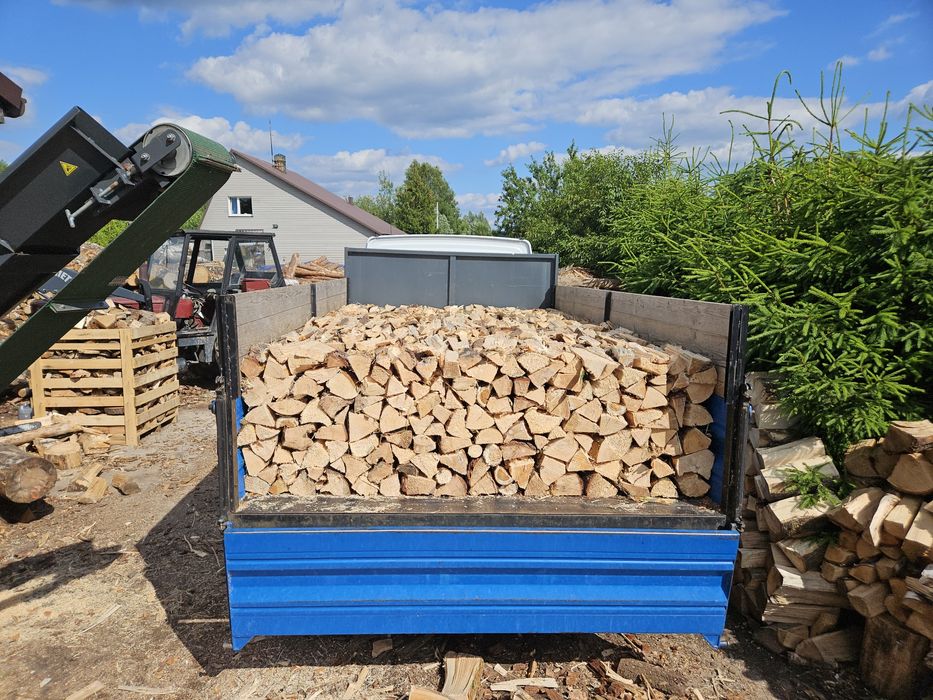 Grab opał rąbany ukladany grabowa