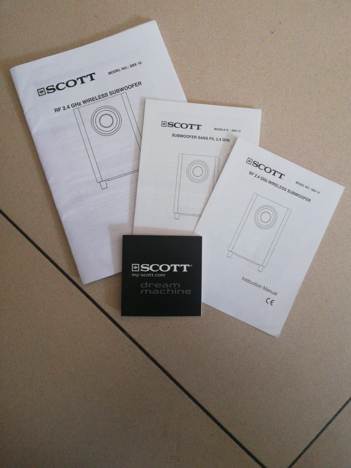 Subwoofer Scott Sbx 10