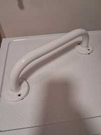 Uchwyt pochwyt nad wannę przy WC dla osoby starszej / niepełnosprawnej
